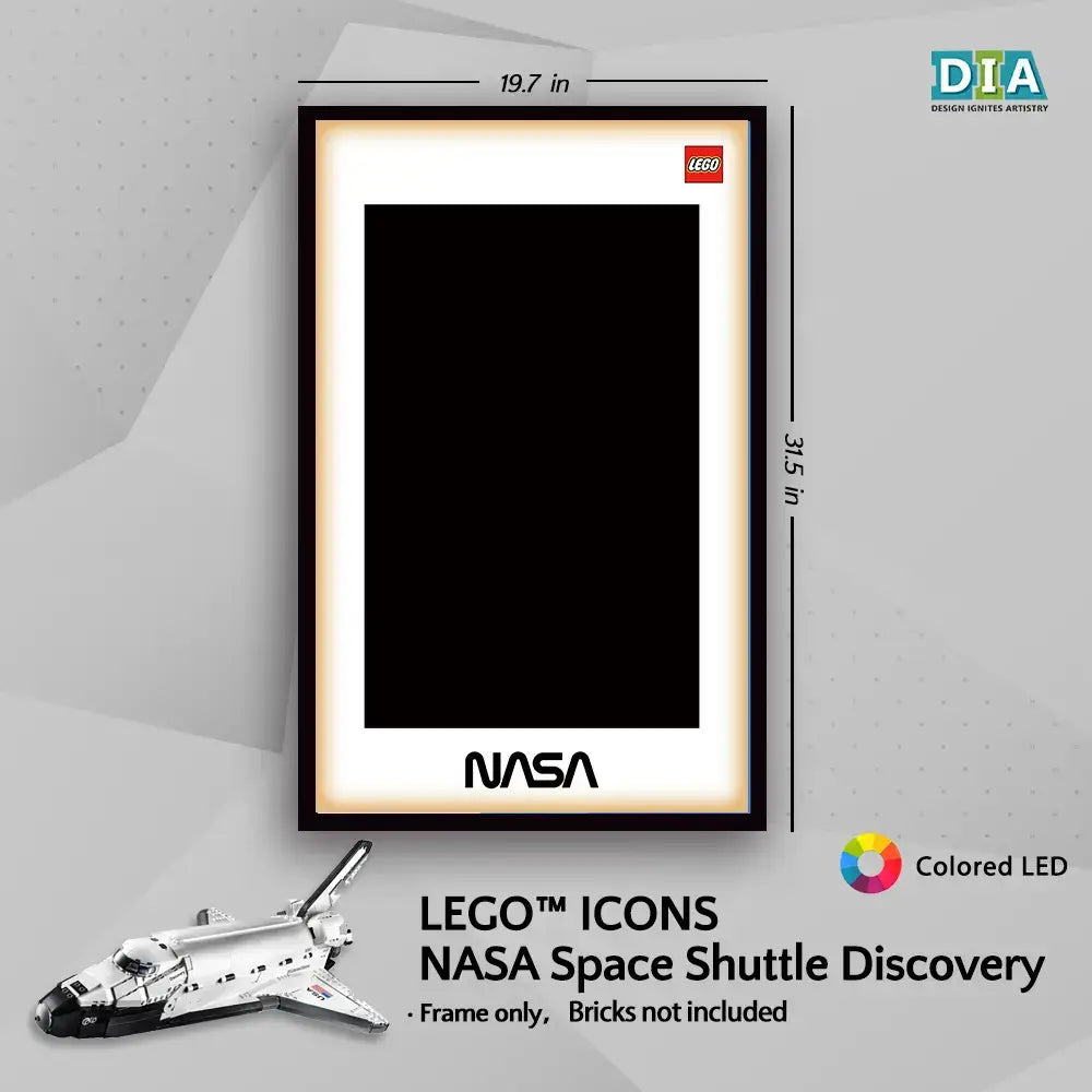 LEGO™ NASA Space Shuttle Discovery(10238)Wall Mount Frame for ICONS
