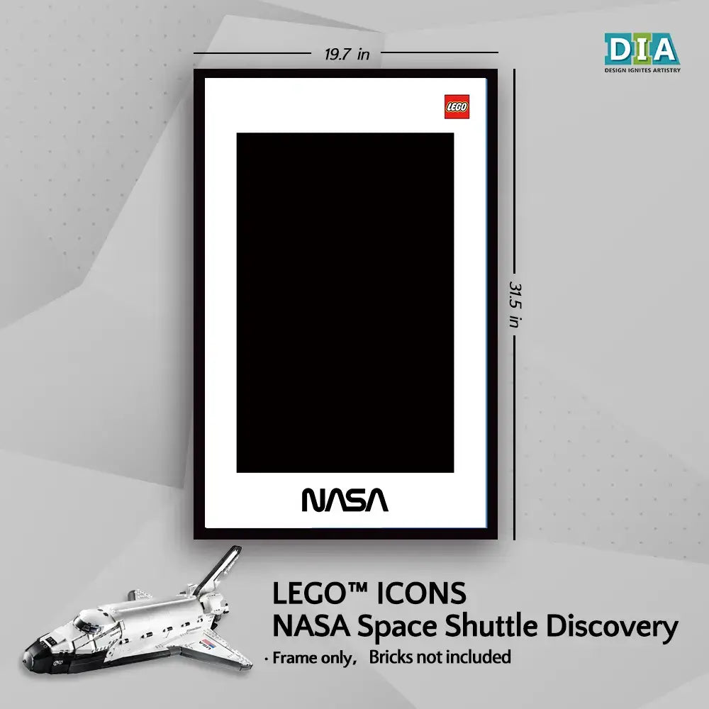LEGO™ NASA Space Shuttle Discovery(10238)Wall Mount Frame for ICONS