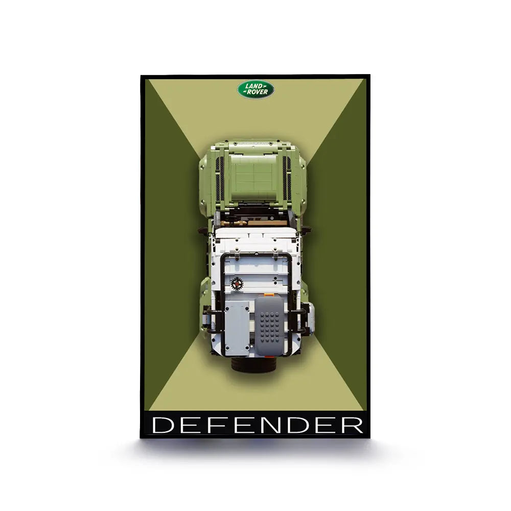 Cadre d'exposition LEGO™ Land Rover Defender (42110)