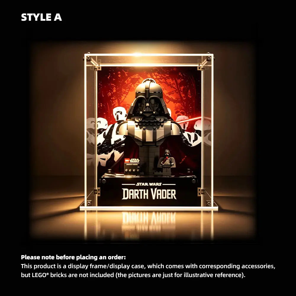 Acrylic Display Case for LEGO® Star Wars Darth Vader Bust (75439