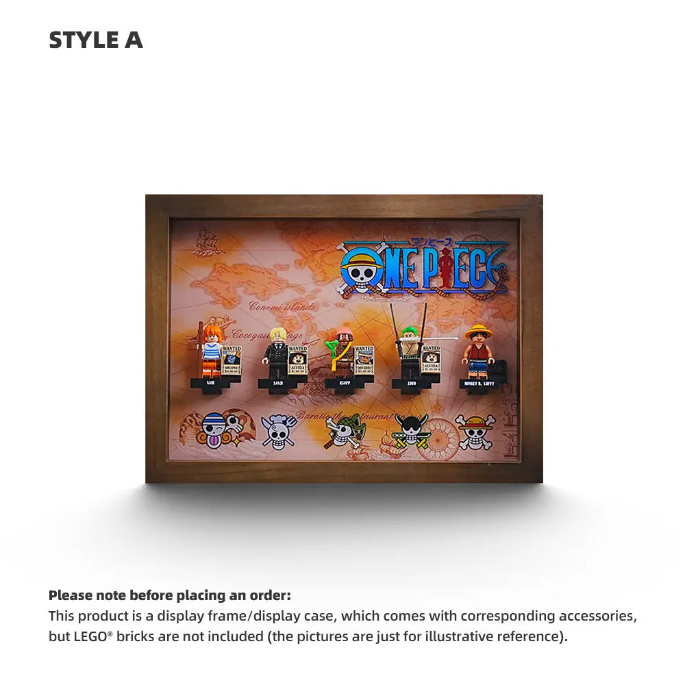 LEGO Display Case for The Going Merry Pirate Ship Minifigures