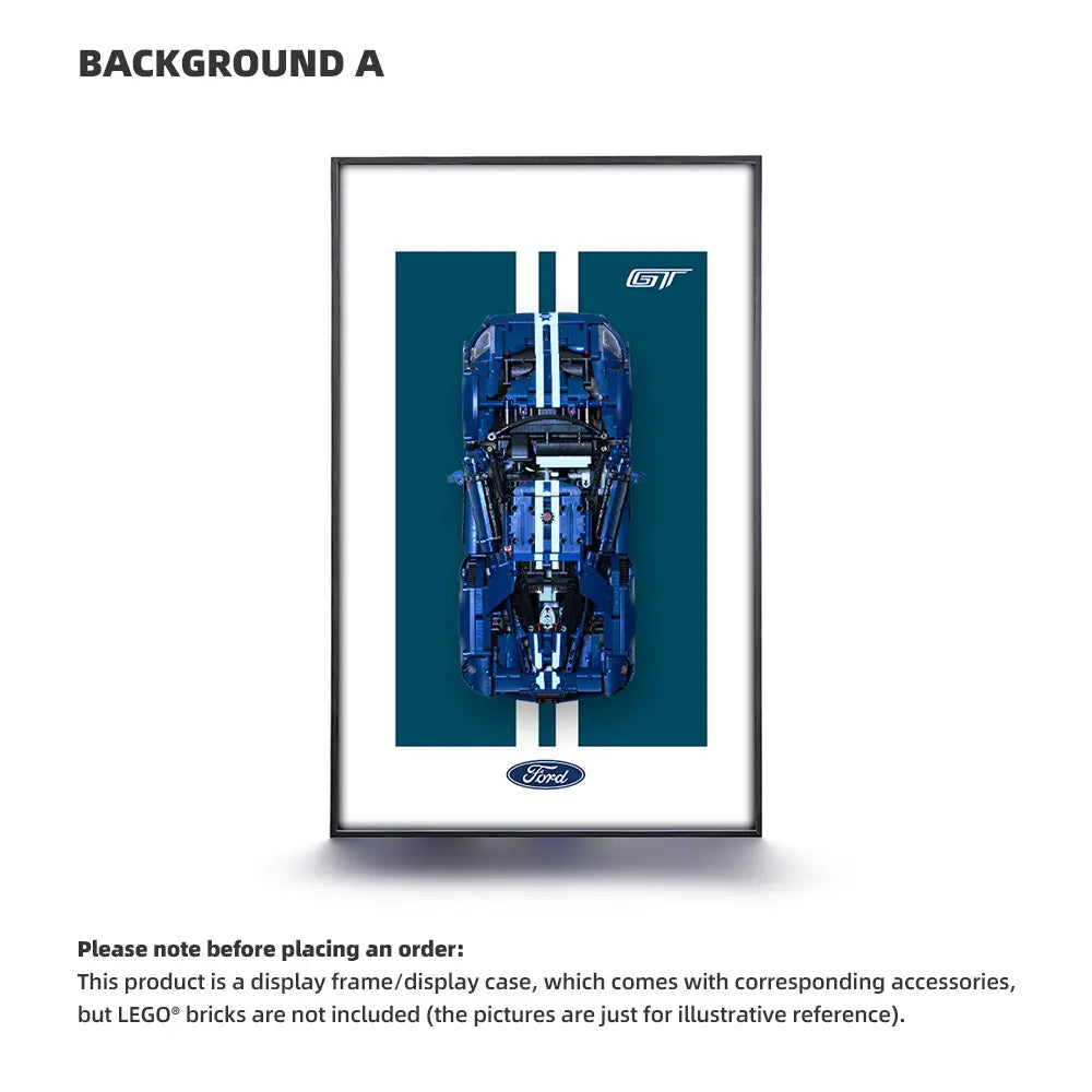 アンティークのパースフレーム LEGO Display Frame for Ford GT (42154) – Technic™ – Dia Display Studio