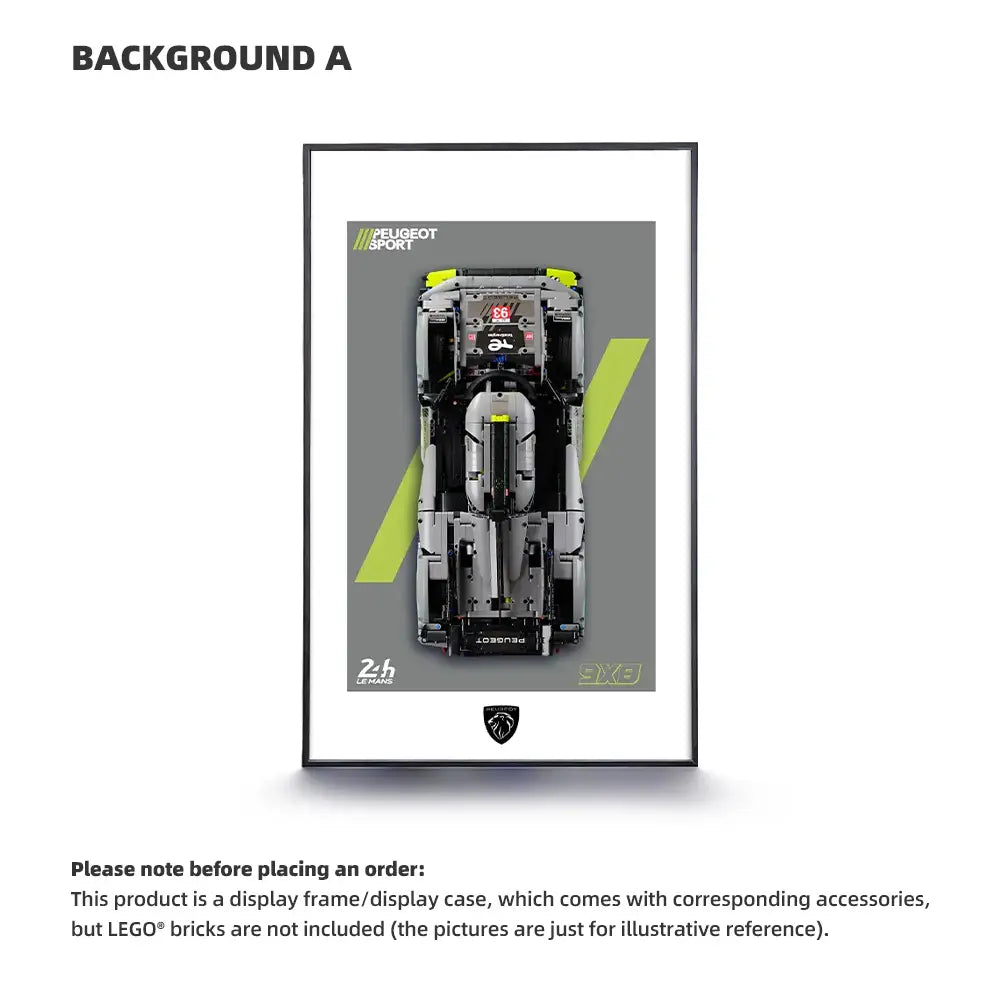 LEGO Display Frame for Peugeot (42156) – Technic™ – Dia Display Studio