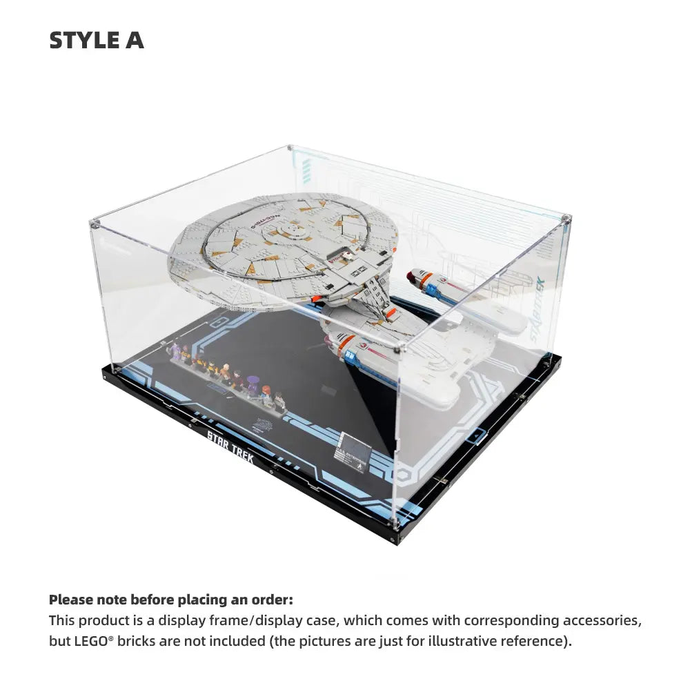 LEGO Display Case for Star Trek: U.S.S. Enterprise NCC-1701-D