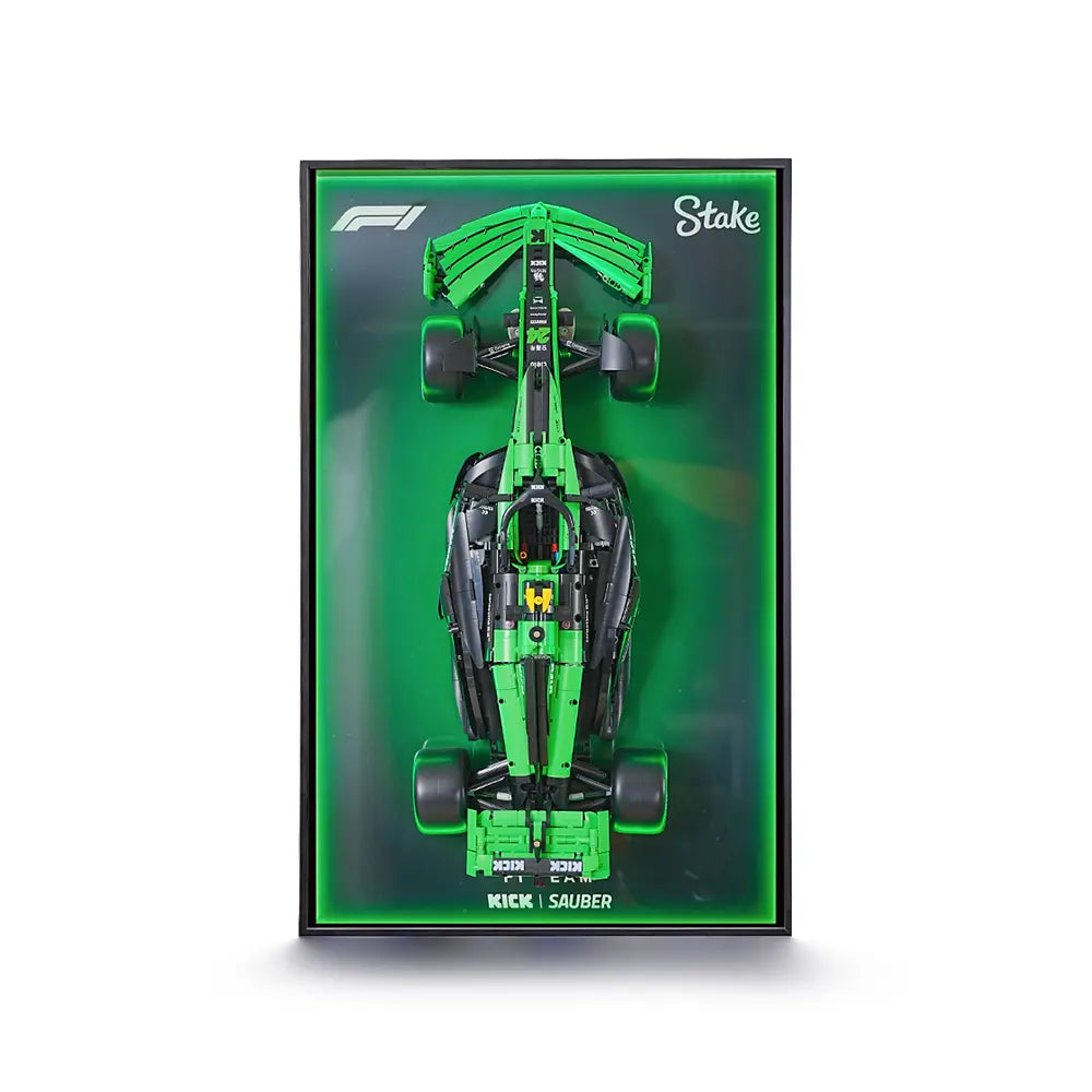 When the KICK SAUBER C44 "Swiss Silver Arrow" Takes to the Wall: A Narrative of F1 Heritage Aesthetics with 80×50 Aluminum Frames × Wall Mount