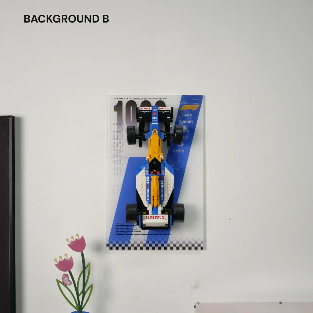LEGO Display Acrylic Frame for Icons: Williams Racing FW14B & Nigel Mansell (10353) – An F1 Legend’s Perfect Showcase & DIA Display Guide