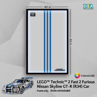 Lego Technic 42210 R34: This 80×50cm Frame Is the Proper Way to Display the Technic "Drift God"