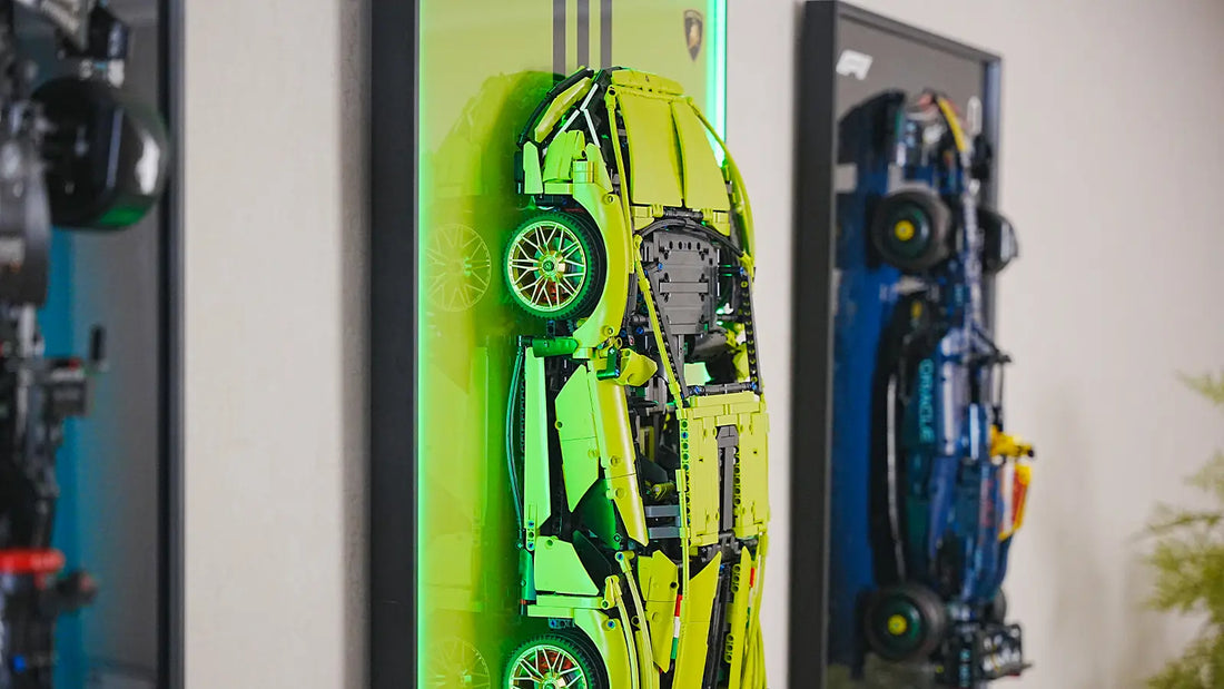 When 42115 "Bull Roars Through Space" on the Wall: An Aesthetic Odyssey of Hypercar Tech with 80×50 Aluminum Frames × LEGO™ Car Wall Mount for Technic