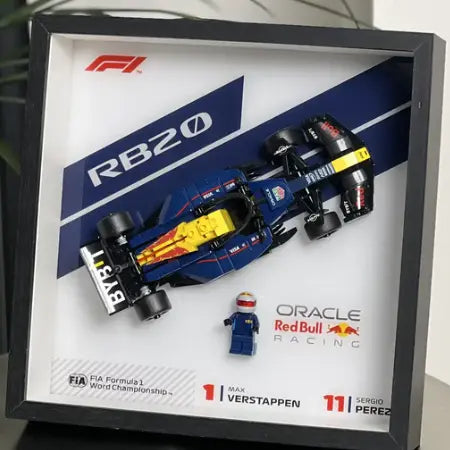 My LEGO F1 Race Car and Its "Special Little Home"