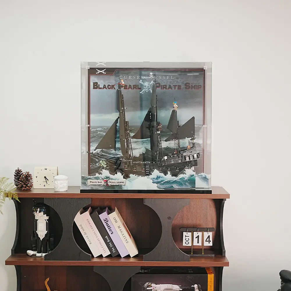 LEGO Display Case for Captain Jack Sparrow's Pirate Ship (10365): A Nautical Tribute to Pirates of the Caribbean & DIA Display Guide