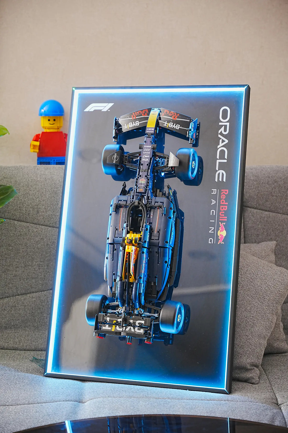 🚗A Track - Aesthetic Guide to Exclusive Display Frames ：LEGO Technic Oracle Red Bull Racing RB20 F1 Car （42206）
