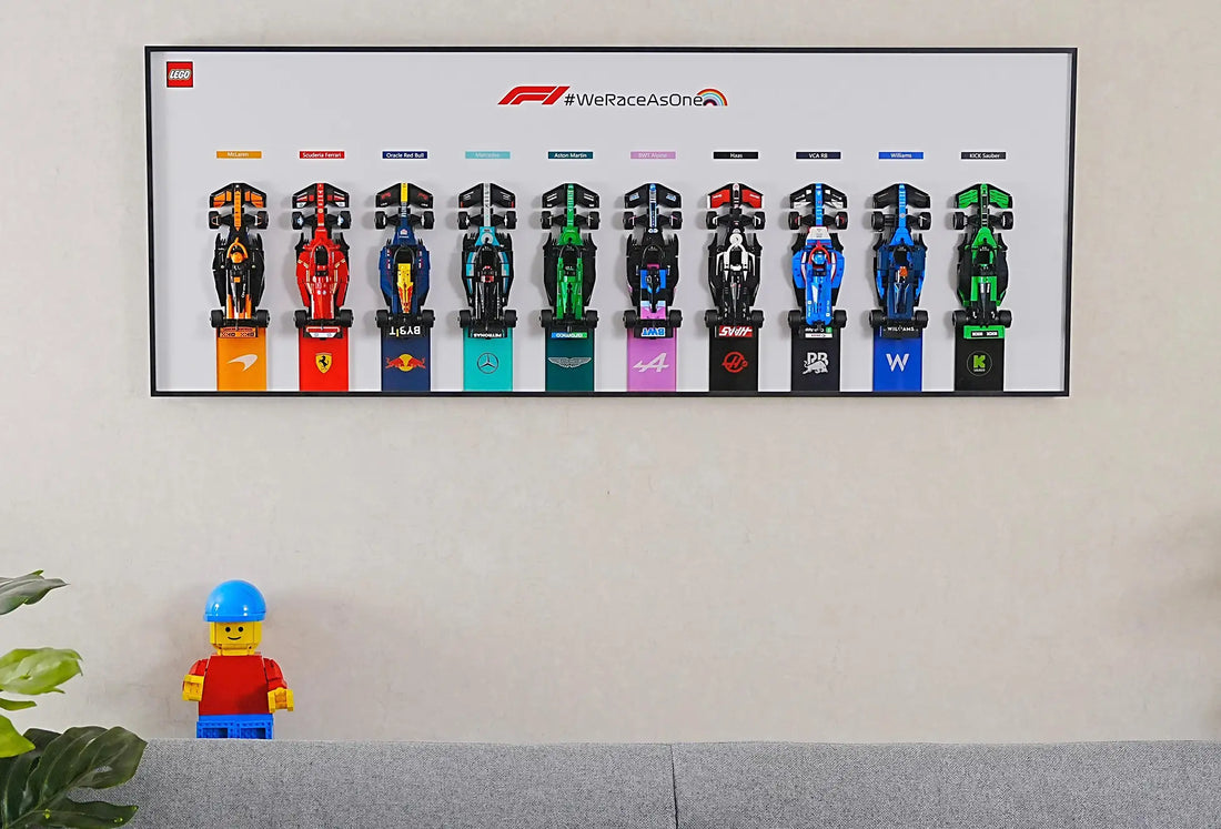 Installation and Experience with the DIA Display Frame: LEGO™ Wall Mount for All Speed Champion F1 series PLUS
