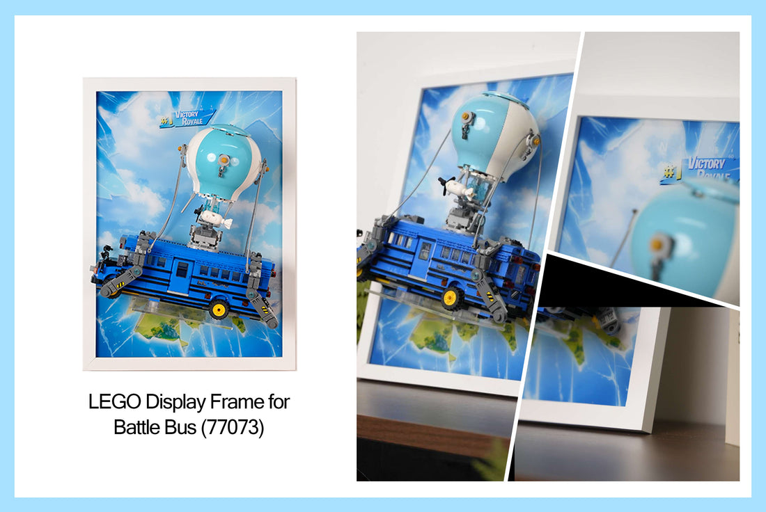 LEGO Display Frame for Battle Bus (77073): A Vibrant Tribute to Fortnite & DIA Display Guide