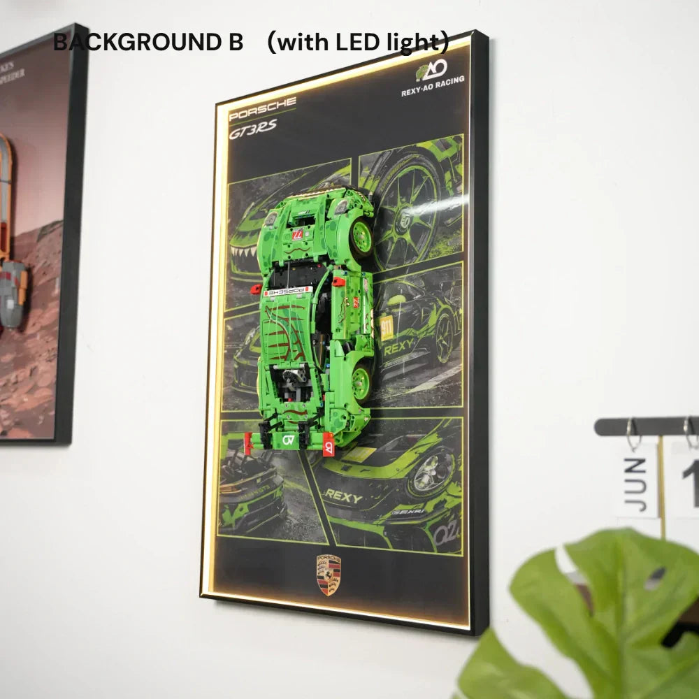 How to Display LEGO® Porsche 911 GT3 R (42224) — The Complete Display Guide