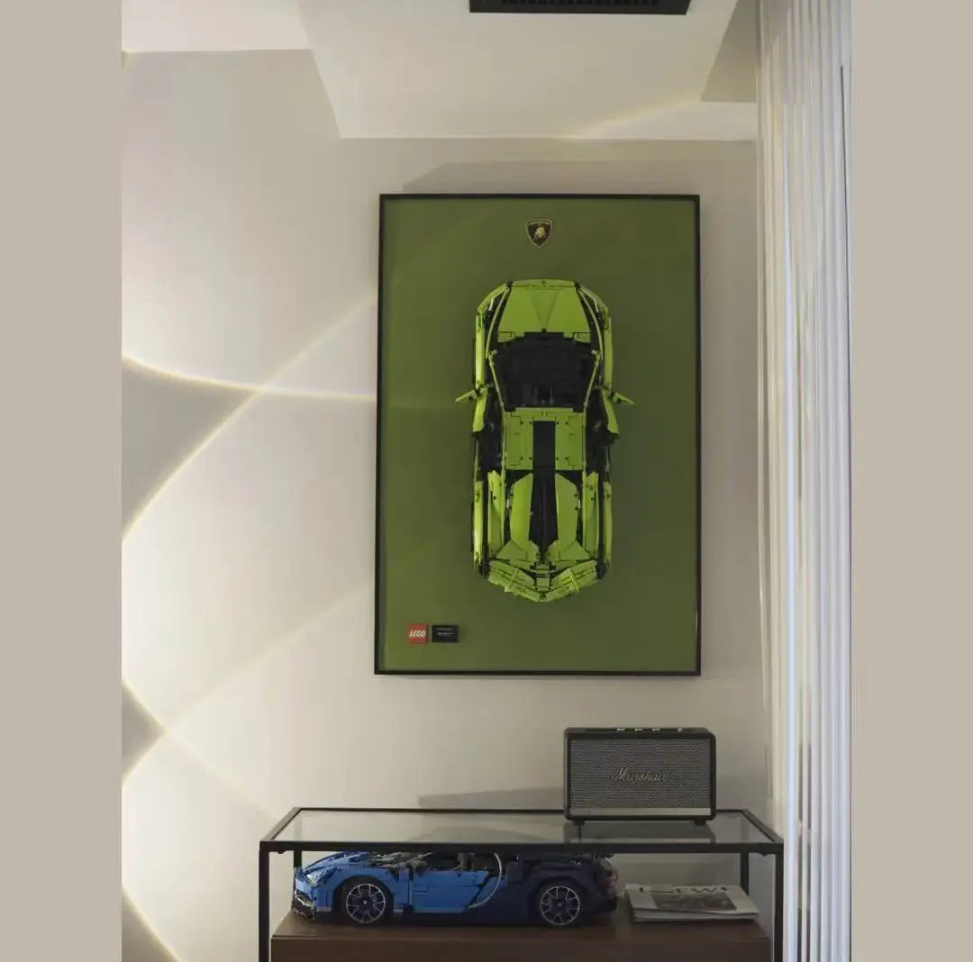 Why the Wall-Mounted Display Frame Base is the Ideal Choice for LEGO Car Model Collectors