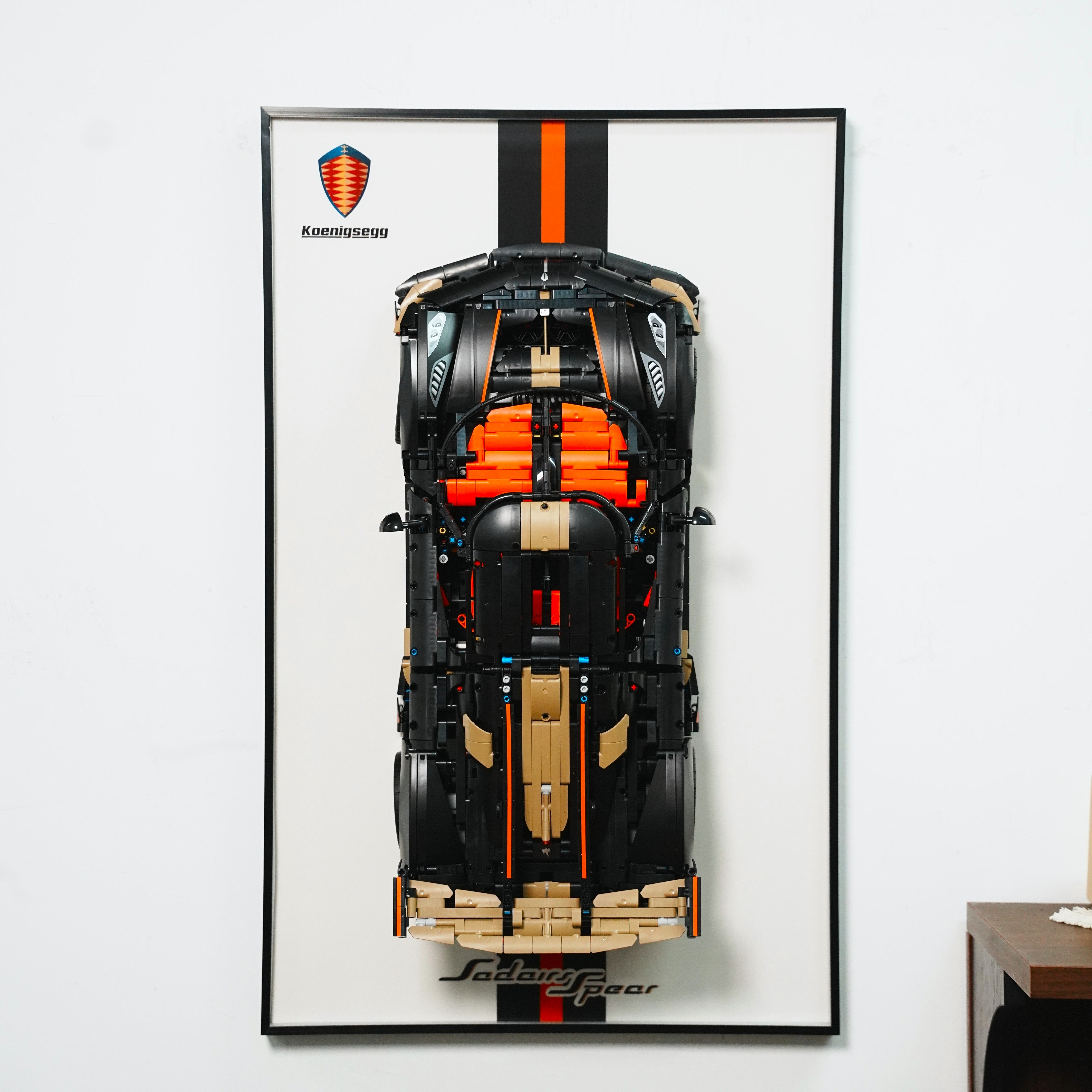 センラ Luge,A la mode,VERITE,GOSSIP,MARCEL LEGO Koenigsegg Sadair's Spear Megaca Display — When a Hypercar