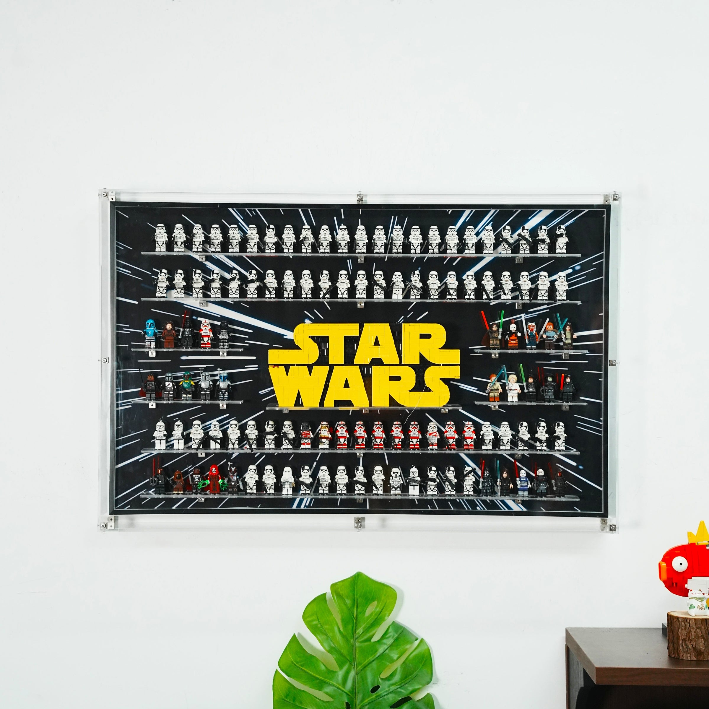 LEGO Star Wars Logo & Minifigure Display— Turning a Collection Into a Story