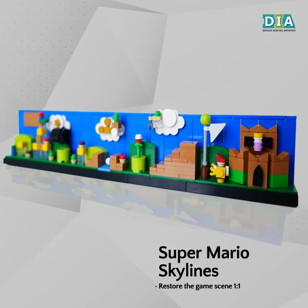 Super Mario Scene Building Blocks: Relive the Classics, Build Your Own Adventure!
