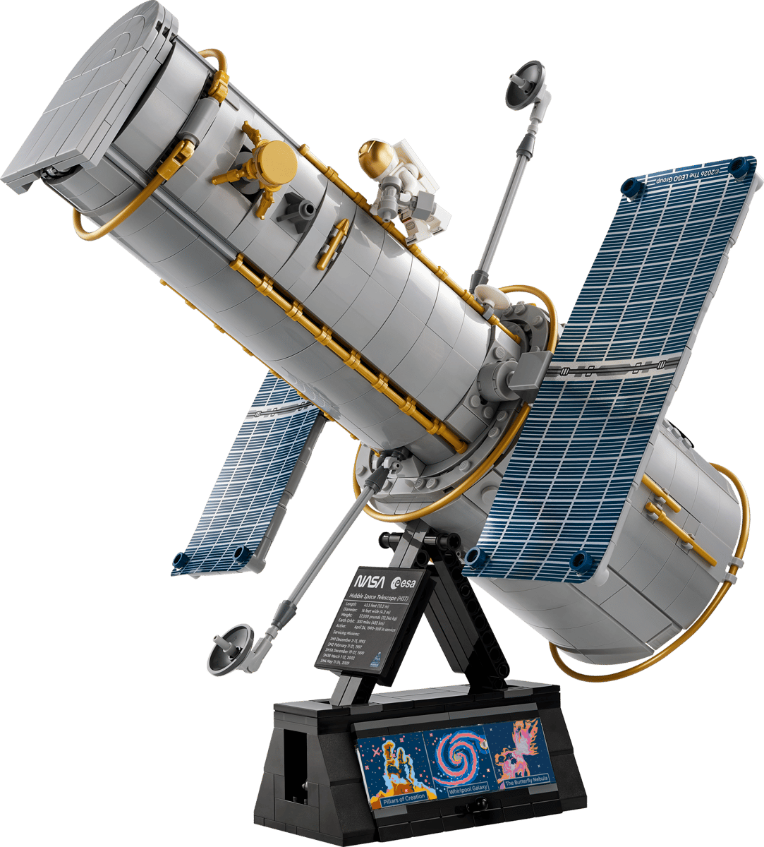 LEGO Hubble Telescope Display: 11382 Story, Details &amp; Display Ideas