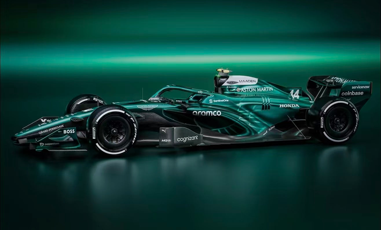 LEGO Aston Martin Aramco AMR25 F1® Car Display — Every Formula 1 Season Deserves to Be Remembered