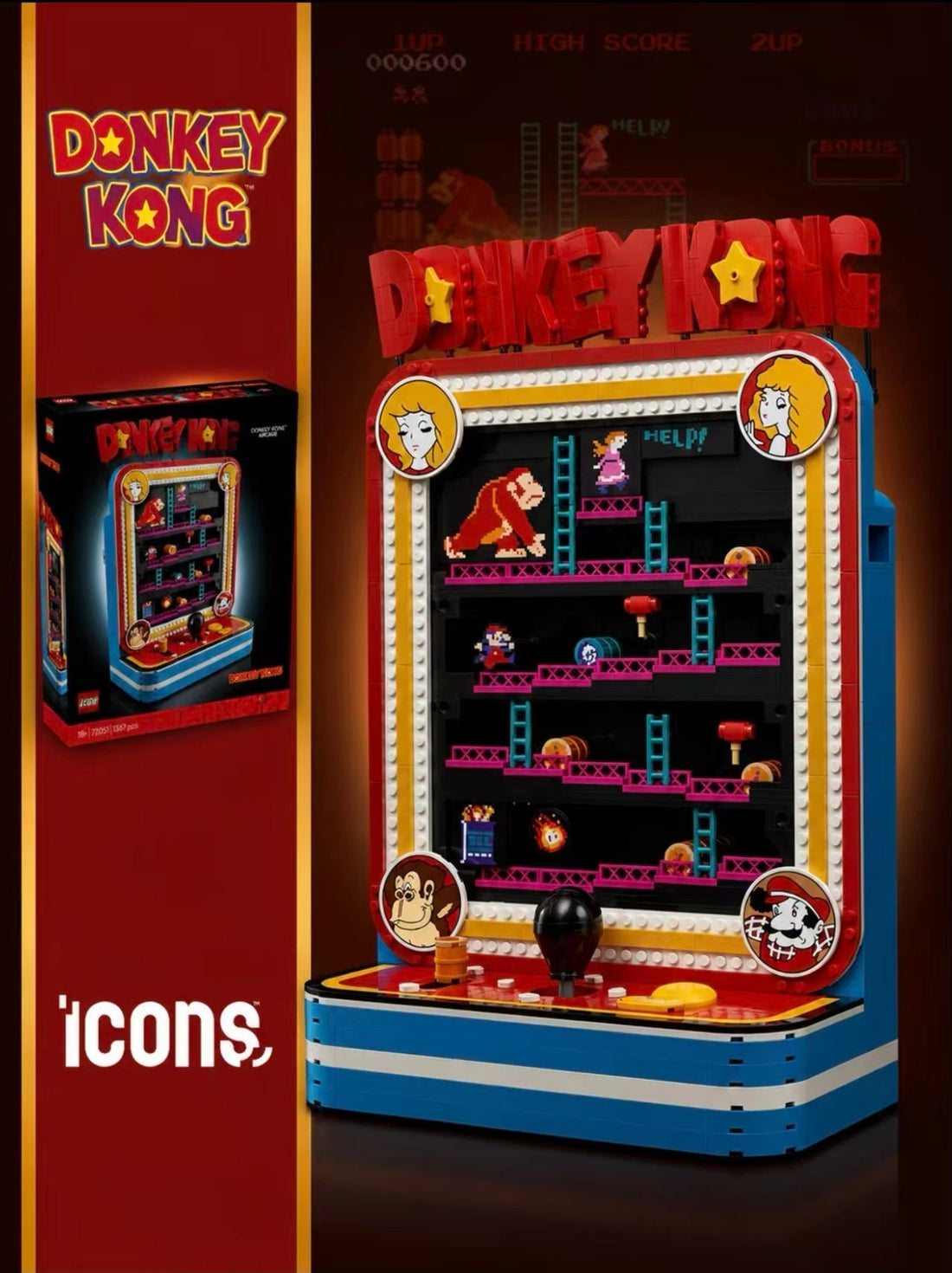 LEGO 72051 Donkey Kong Arcade Display Ideas: Retro Gaming Showcase & Collector Guide