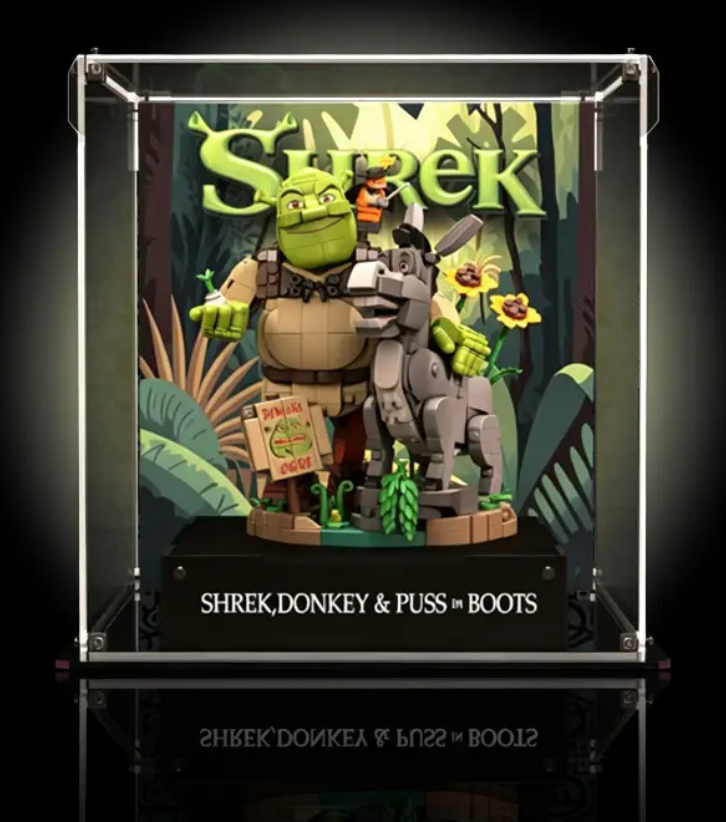LEGO Shrek, Donkey &amp; Puss in Boots Display — Far Far Away Collector Scene Guide