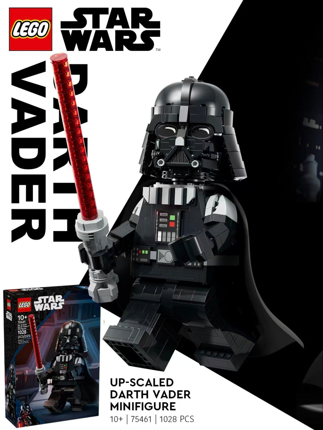 LEGO 75461 Up-Scaled Darth Vader™ Minifigure — Display Guide, Collector Value & Display Case Ideas
