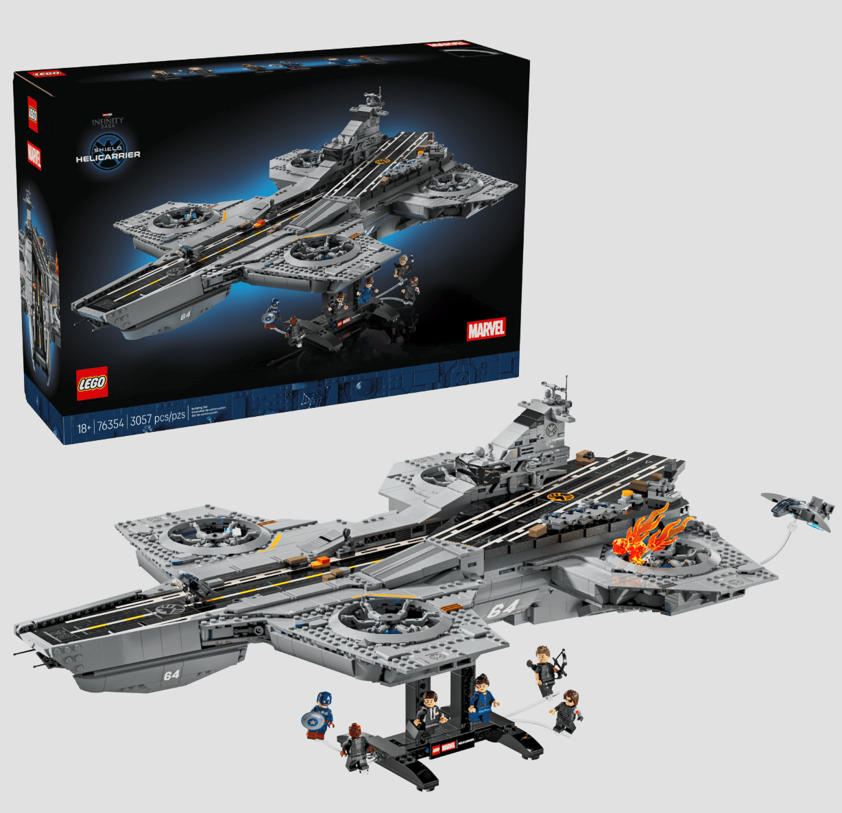 LEGO® S.H.I.E.L.D. Helicarrier (76354) Display Ideas — Best Wall Display Setup Guide