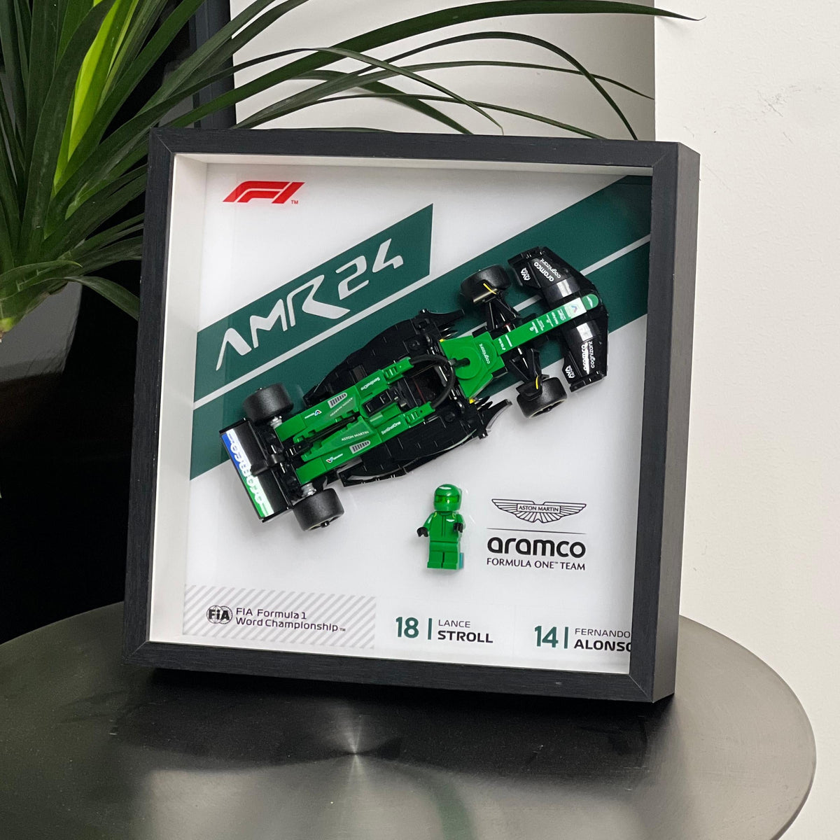 F1 Mini Display Case LEGO F1 Display Case for Speed Champions 2025 Aston Martin (77245): A ...