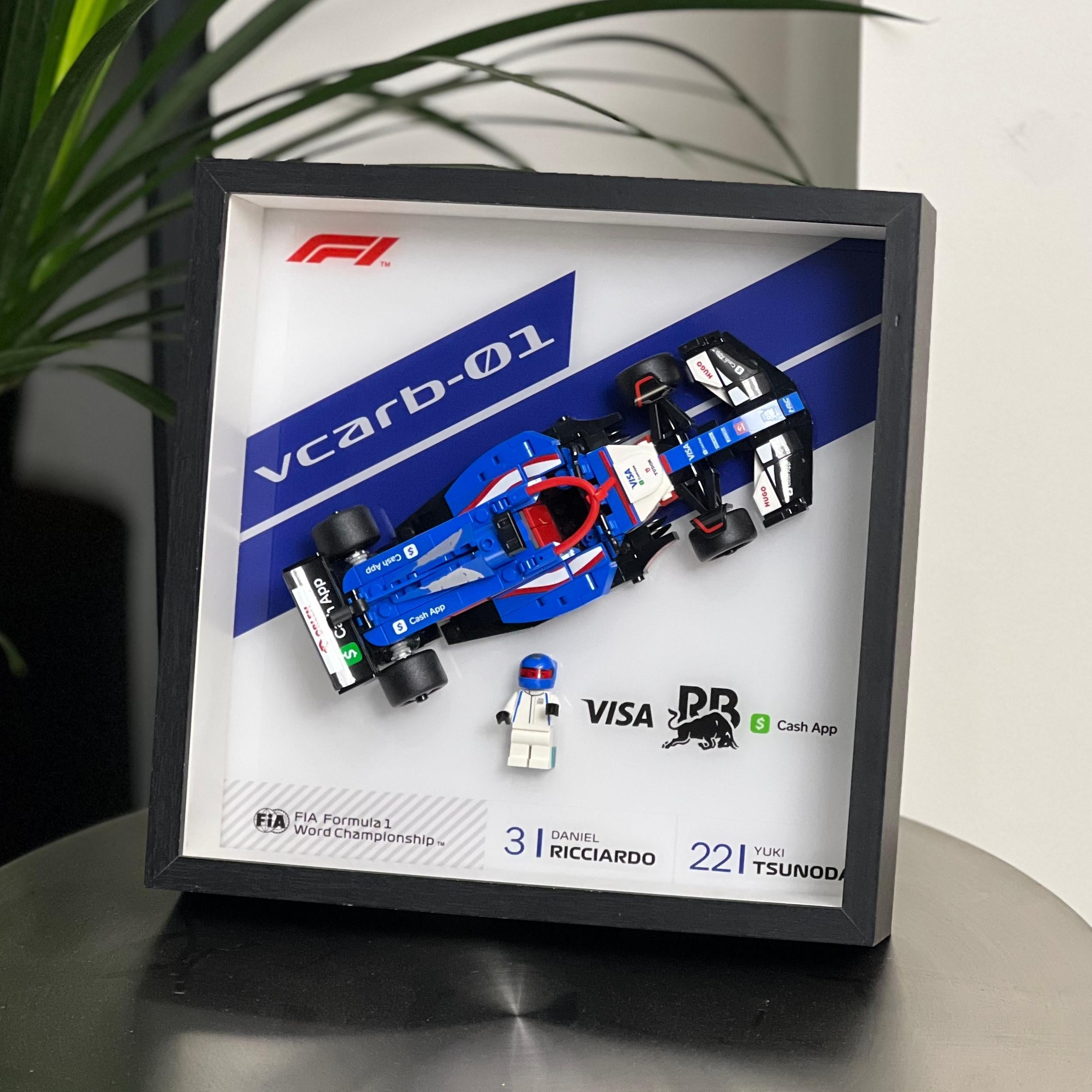 LEGO 77246 Visa Cash App RB VCARB 01 F1: A Speed Champions Icon & DIA Display Guide