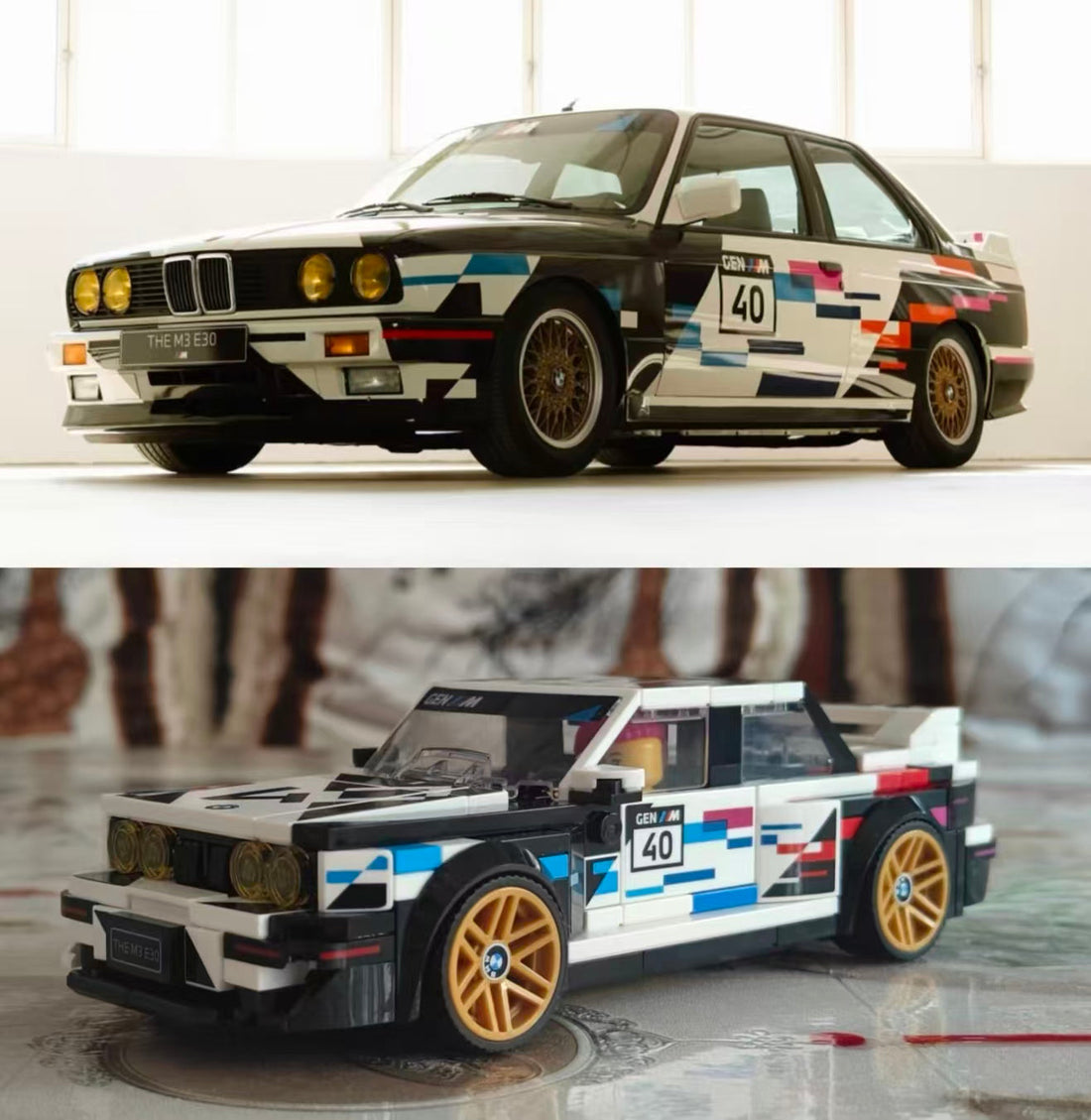 LEGO BMW M3 (E30) Display Ideas: BMW Motorsport Wall Art