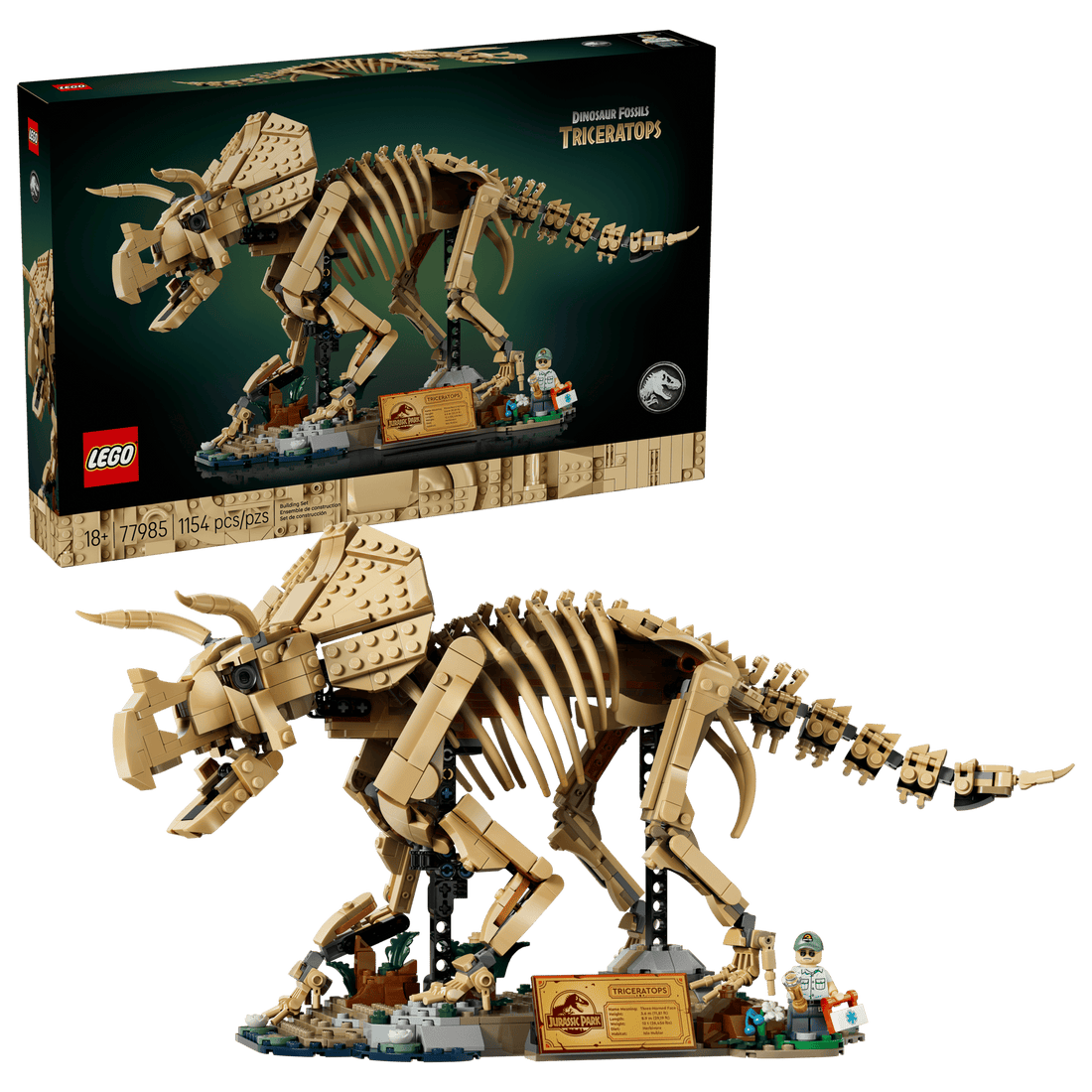 LEGO Dinosaur Fossils: Triceratops (77985) — Display Guide, Collector Value & Museum Display Ideas