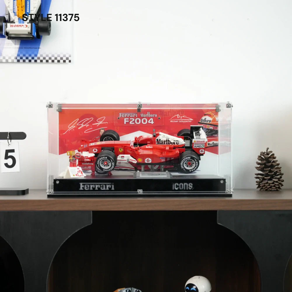 LEGO Display Case for Icons: F1 Legends (11375): A Tribute to the Track Legend & DIA Display Guide