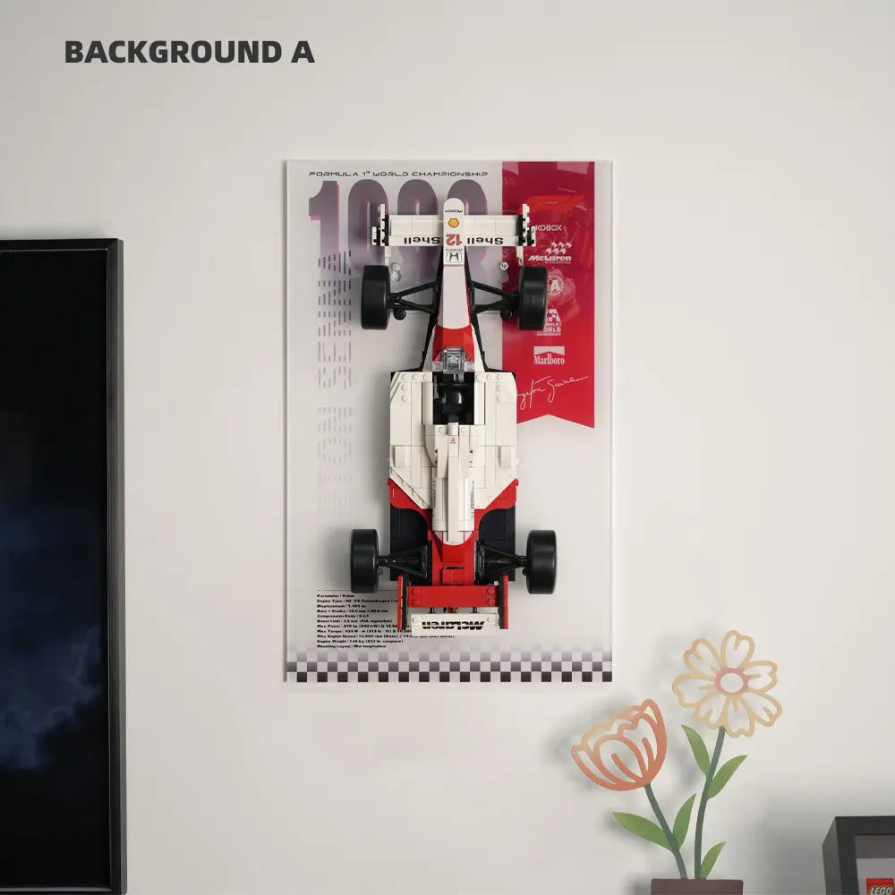 LEGO 10330 McLaren MP4/4 & Ayrton Senna: A Tribute to F1’s Greatest Legend & DIA Display Guide