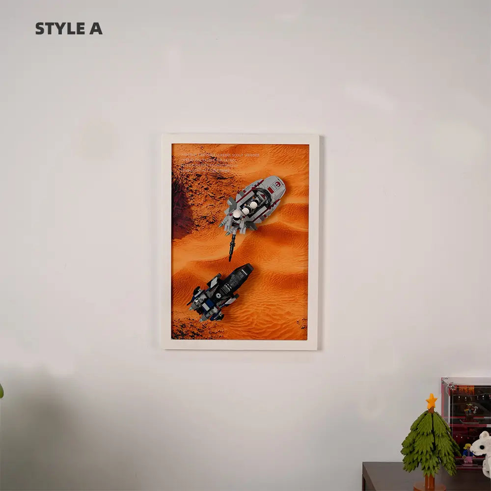 LEGO 40755 Imperial Dropship vs. Rebel Scout Speeder: A Galactic Duel in Bricks & DIA Display Guide