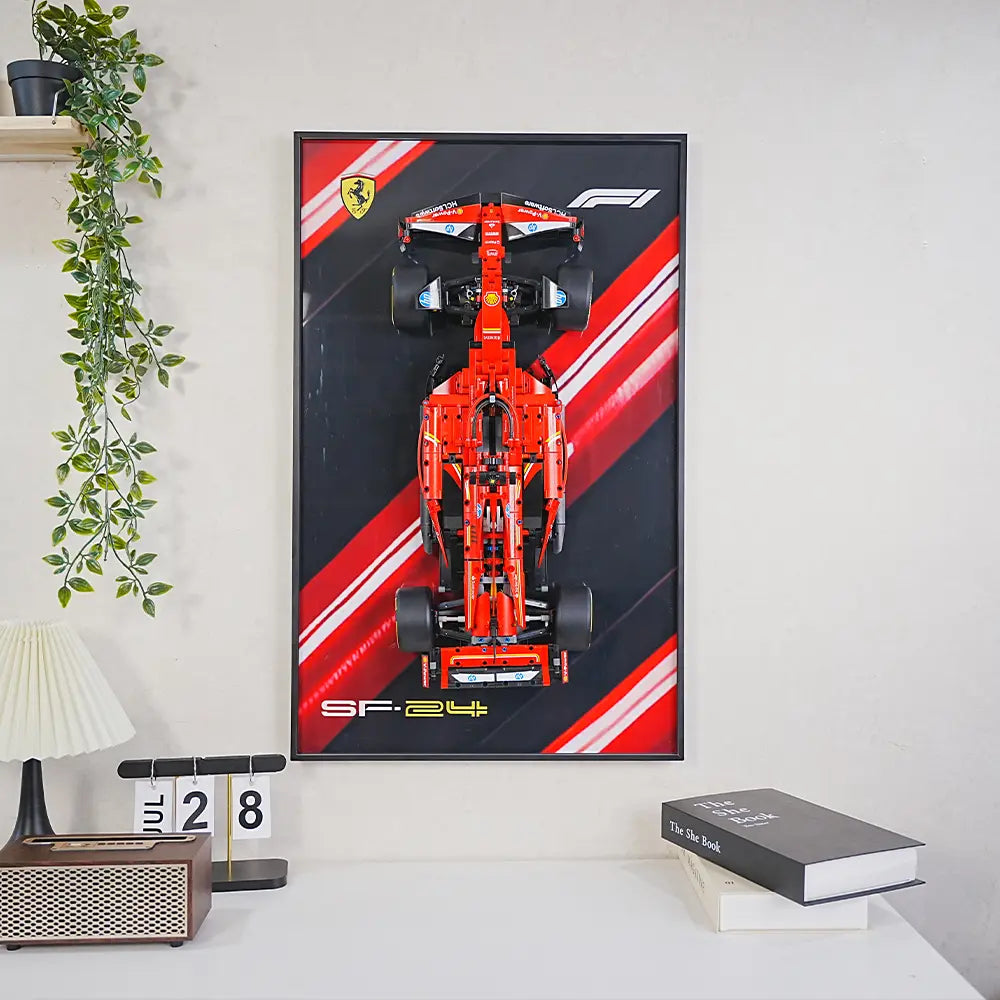 How to Display LEGO® Ferrari F1 SF-24 (42207) — The Best Wall Frame Setup by DIA