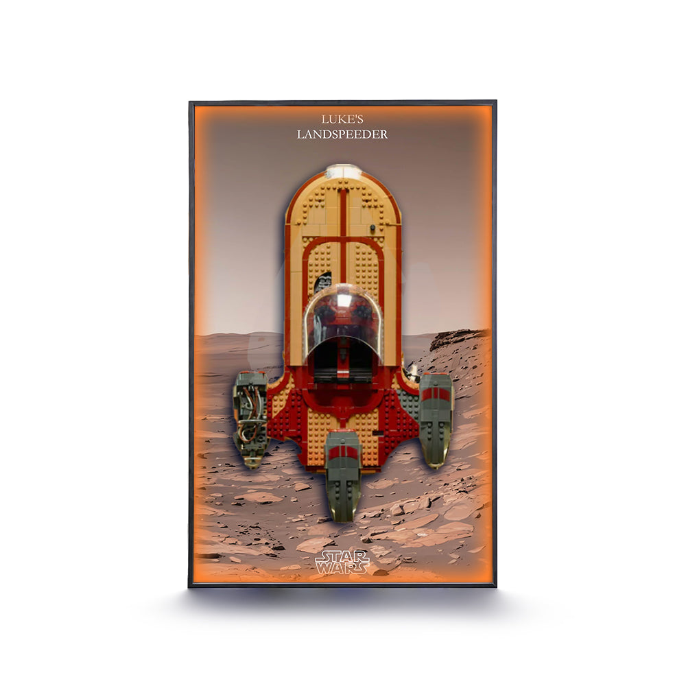 LEGO 75341 Luke Skywalker’s Landspeeder: A Brick Ode to Tatooine’s Icon & DIA Display Guide