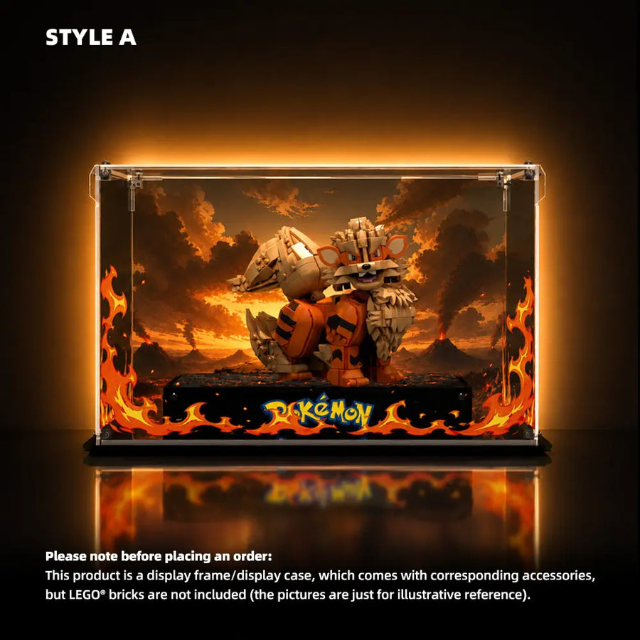 Acrylic Display Case for LEGO® Pokémon Arcanine (72160)