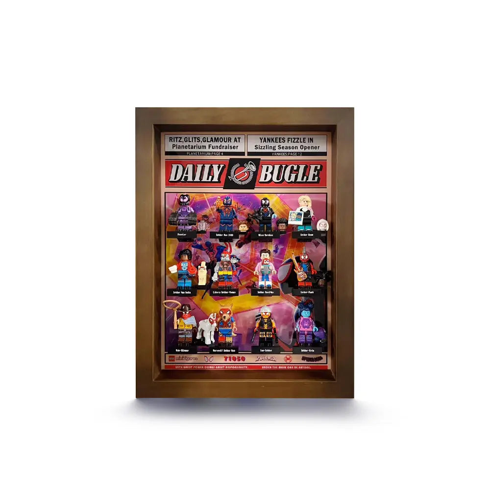 LEGO™  wooden Show Case for Spider-Man: Across the Spider-Verse Minifigures Plus (71050)