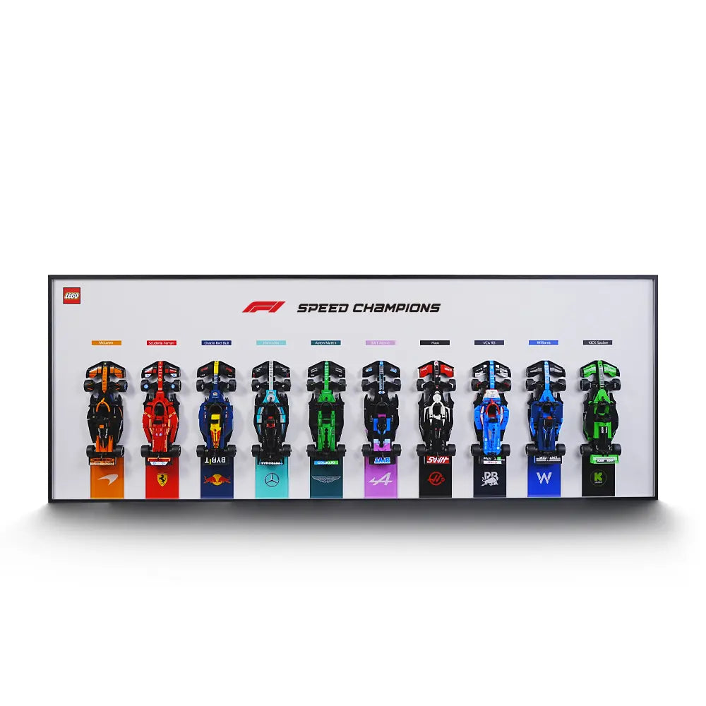 Cadre d'exposition LEGO™  Speed Champion F1 series PLUS