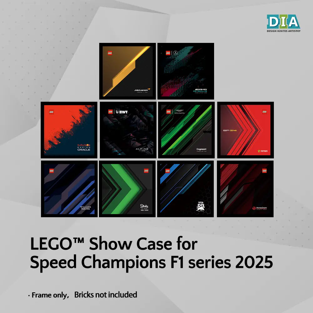 LEGO™ Show Case for Speed Champions F1 series 2025