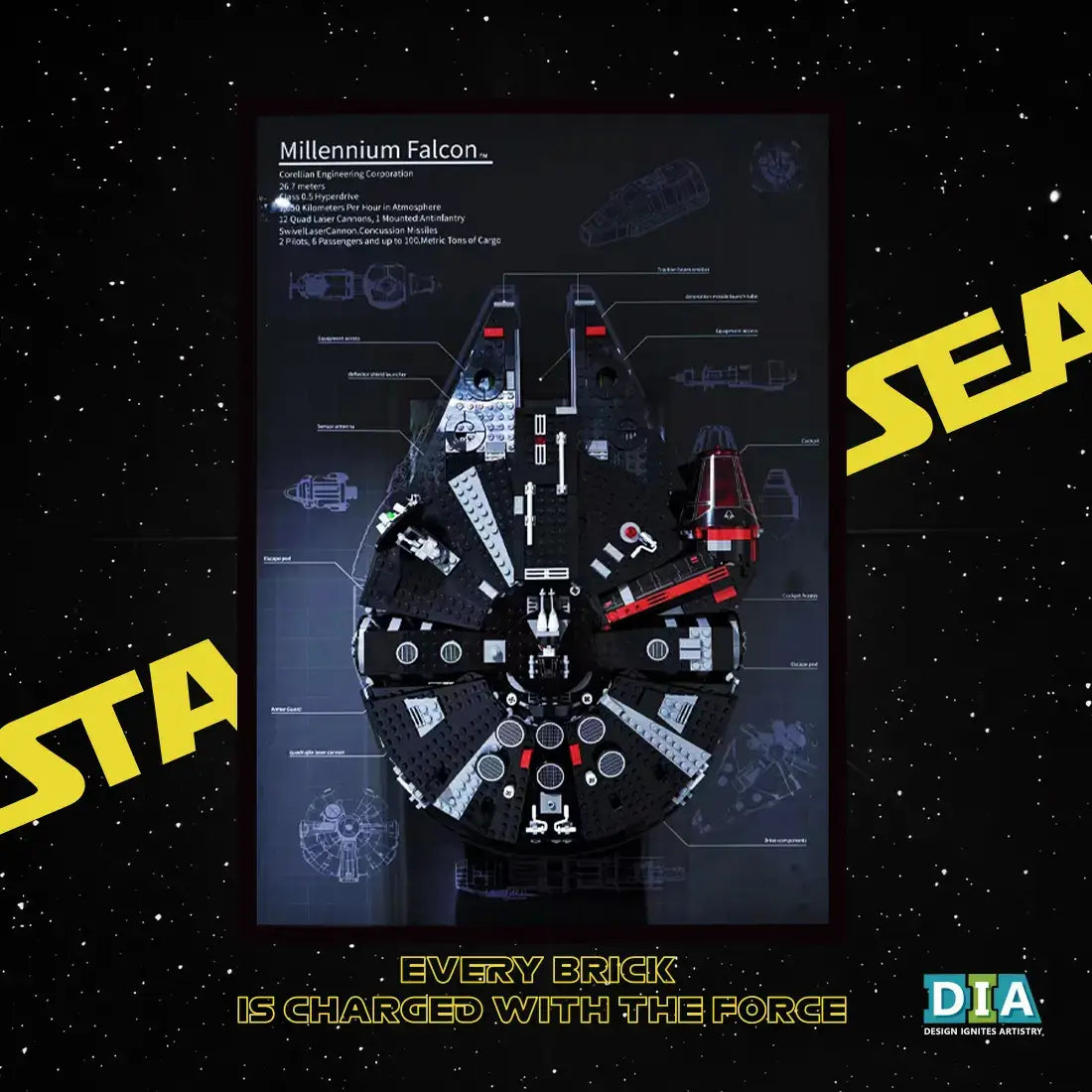 【Pre-sale】LEGO™STAR WARS™ Dark Millennium Falcon