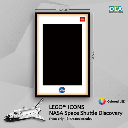LEGO™ NASA Space Shuttle Discovery（10238）Wall Mount Frame for  ICONS