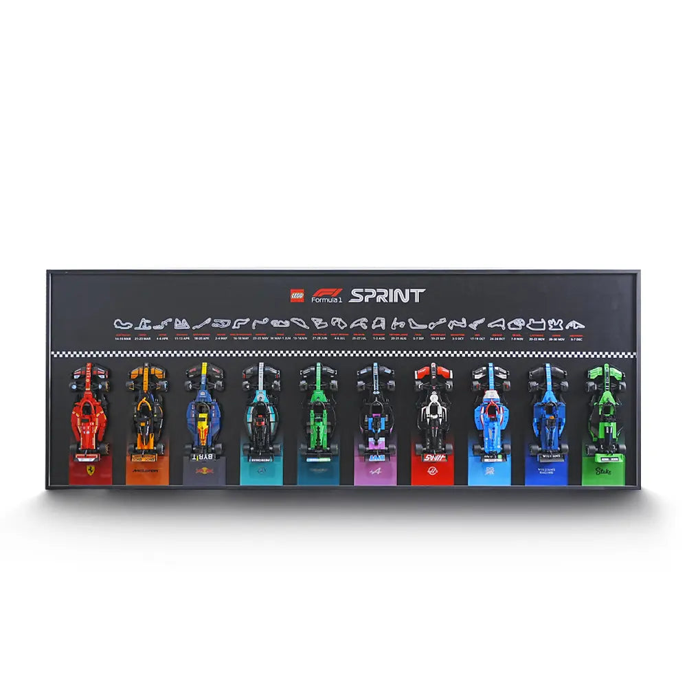 Cadre d'exposition LEGO™  Speed Champion F1 series PLUS