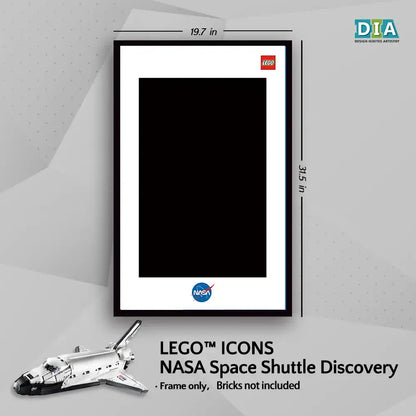 LEGO™ NASA Space Shuttle Discovery（10238）Wall Mount Frame for  ICONS