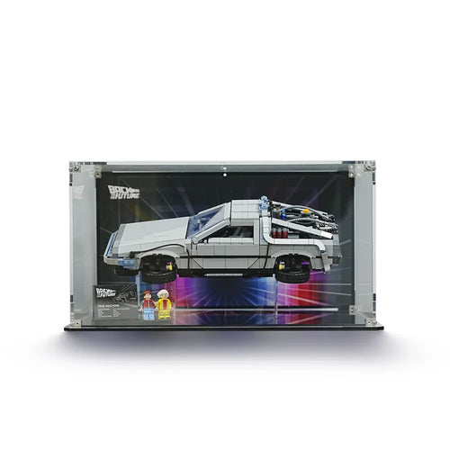 [pre-sale]LEGO™Show Case For Back to the Future Time Machine (10300)/christmas gift