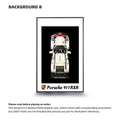Auto-Wandhalterung für LEGO® TECHNIC™ Porsche 911 RSR (42096）
