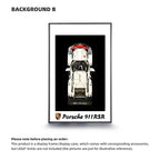 Auto-Wandhalterung für LEGO® TECHNIC™ Porsche 911 RSR (42096）