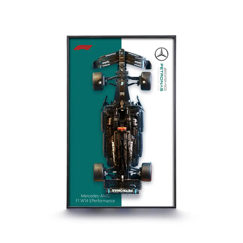 Cadre d'exposition LEGO™ Mercedes-AMG F1 W14 E Performance（42171）