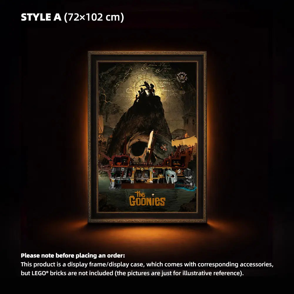 Wall Display Frame for LEGO® The Goonies (21363)